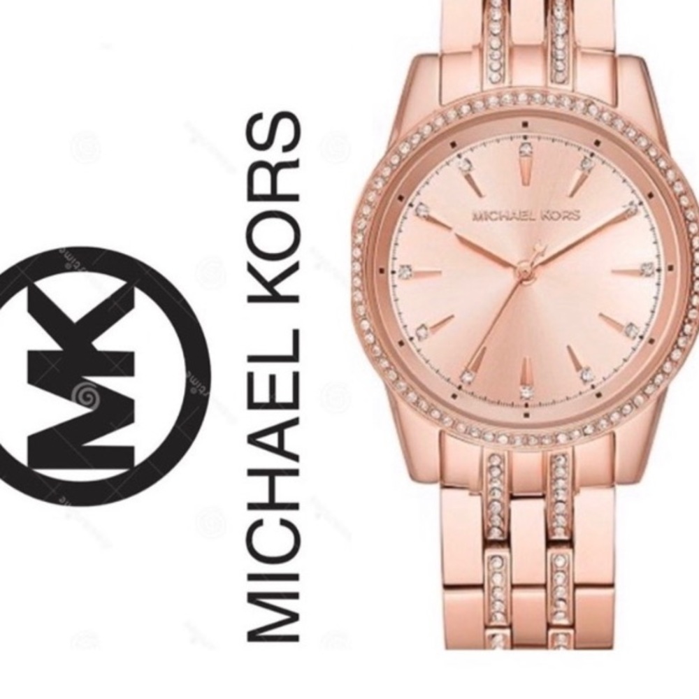 Michael Kors Crystal Bezel Watch